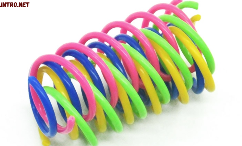 cat spring toy