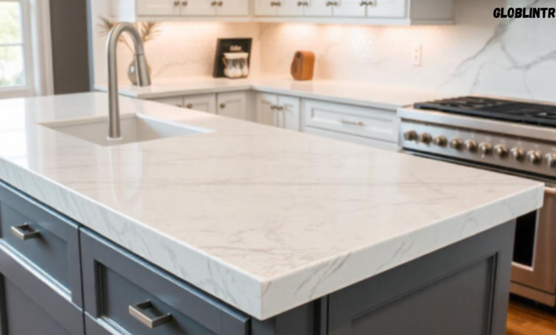 mitered edge countertop